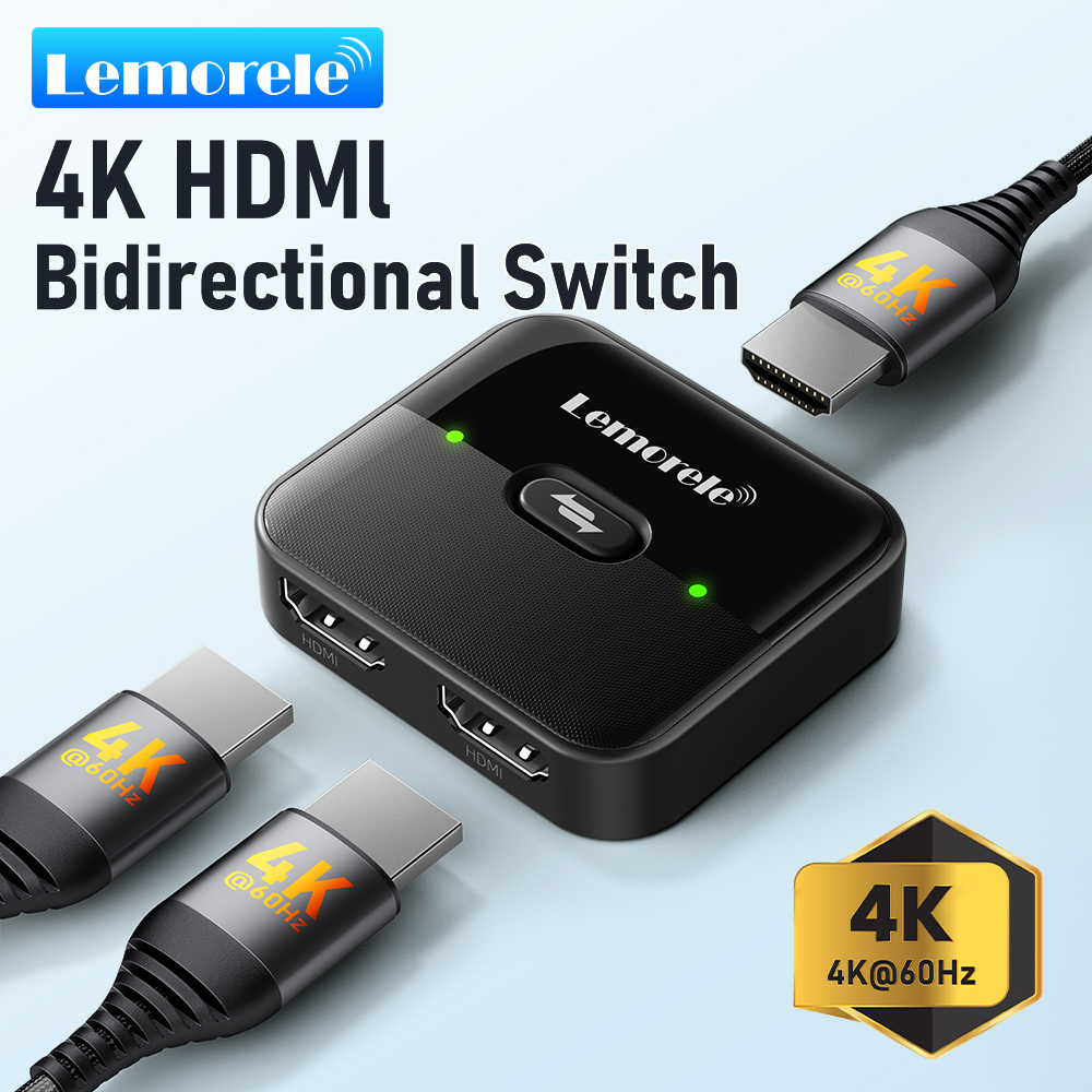 Esports Gaming Hub - Lemorele 4K HDMI Splitter Anahtarı 2'si