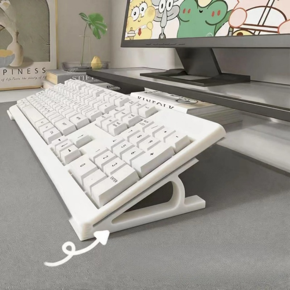 Esports Gaming Keyboard - 2 adet ergonomik klavye yükseltici ofis