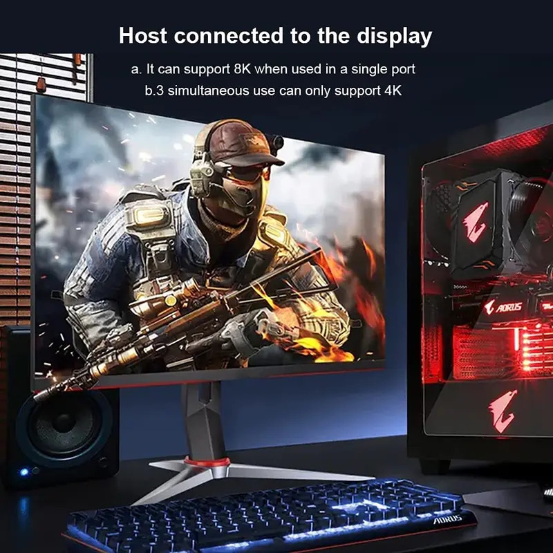 MST DisplayPort Bölücü 1 Giriş - Esports Gaming Hub incelemesi ve fiyatı