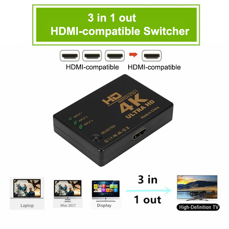 3'ü 1 arada HDMI uyumlu Anahta - Esports Gaming Hub incelemesi ve fiyatı