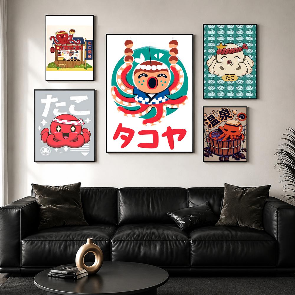 Sevimli Takoyaki Posteri Duvar - Esports Gaming Poster incelemesi ve fiyatı