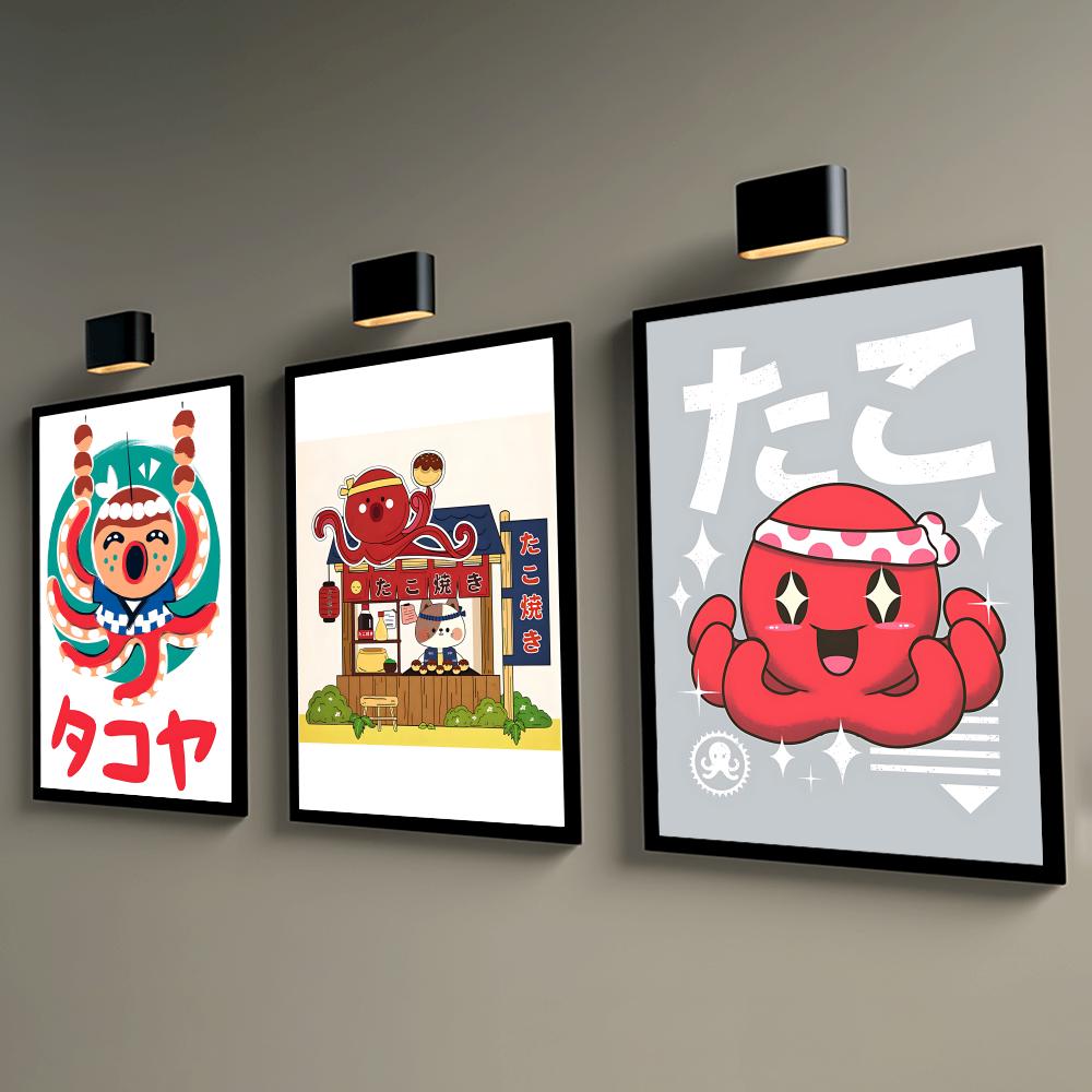 Sevimli Takoyaki Posteri Duvar - Esports Gaming Poster incelemesi ve fiyatı