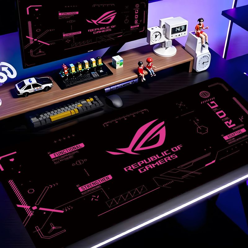 VIKAMA Siyah Pembe ROG Tech Ci - Esports Gaming Logo incelemesi ve fiyatı