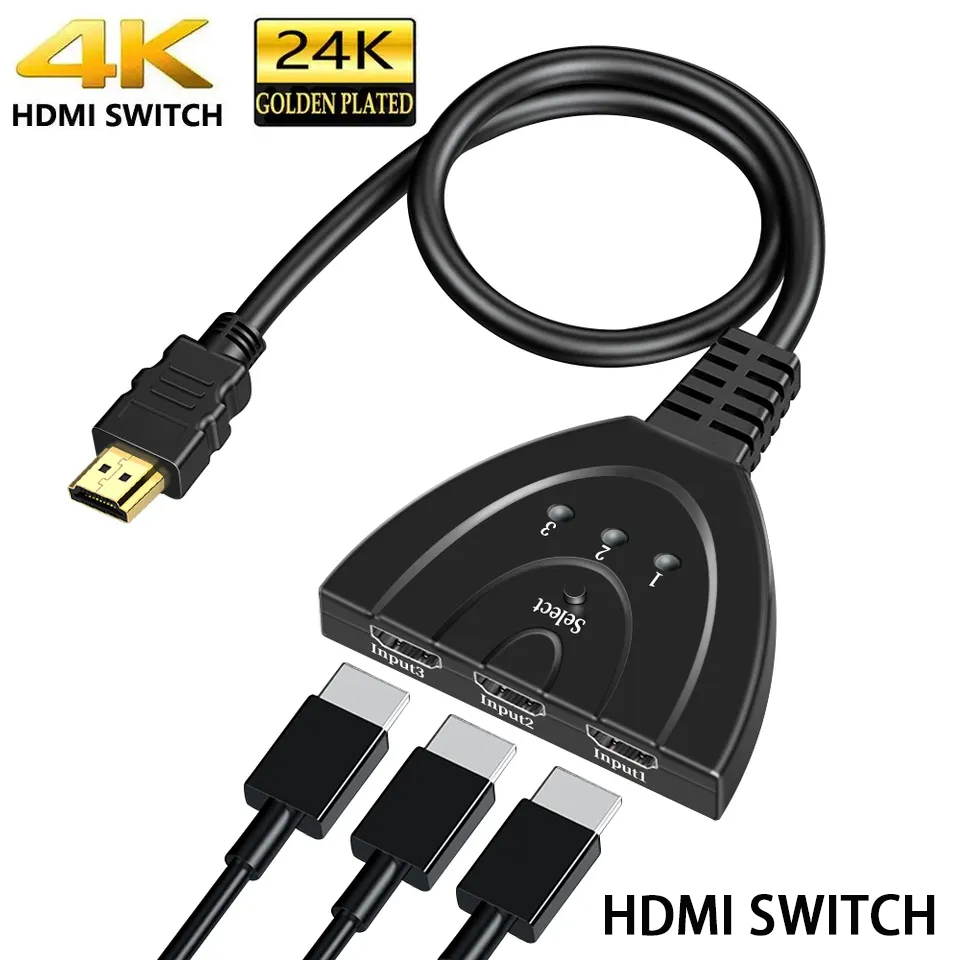 HDTV Anahtarı 3'ü 1 arada 4k S - Esports Gaming Hub incelemesi ve fiyatı